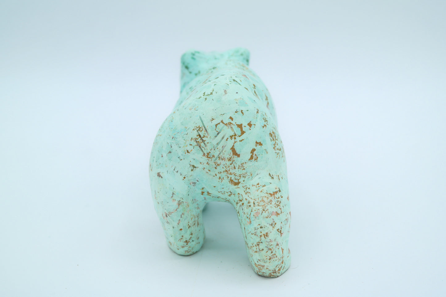 Turquoise Bear Carving