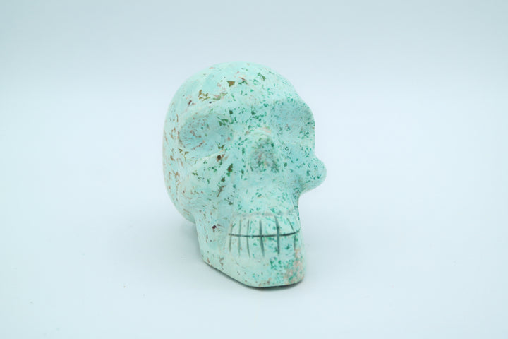 Turquoise Skull Carving