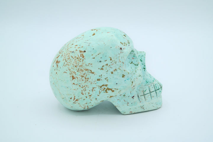 Turquoise Skull Carving