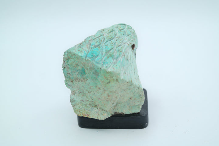 Turquoise Eagle Head Carving