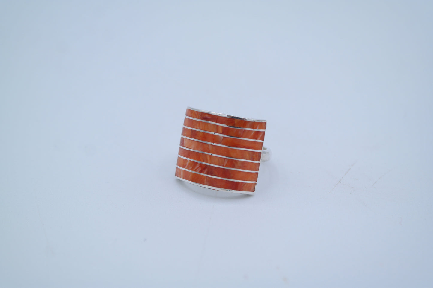 Stone and Shell Inlay Ring