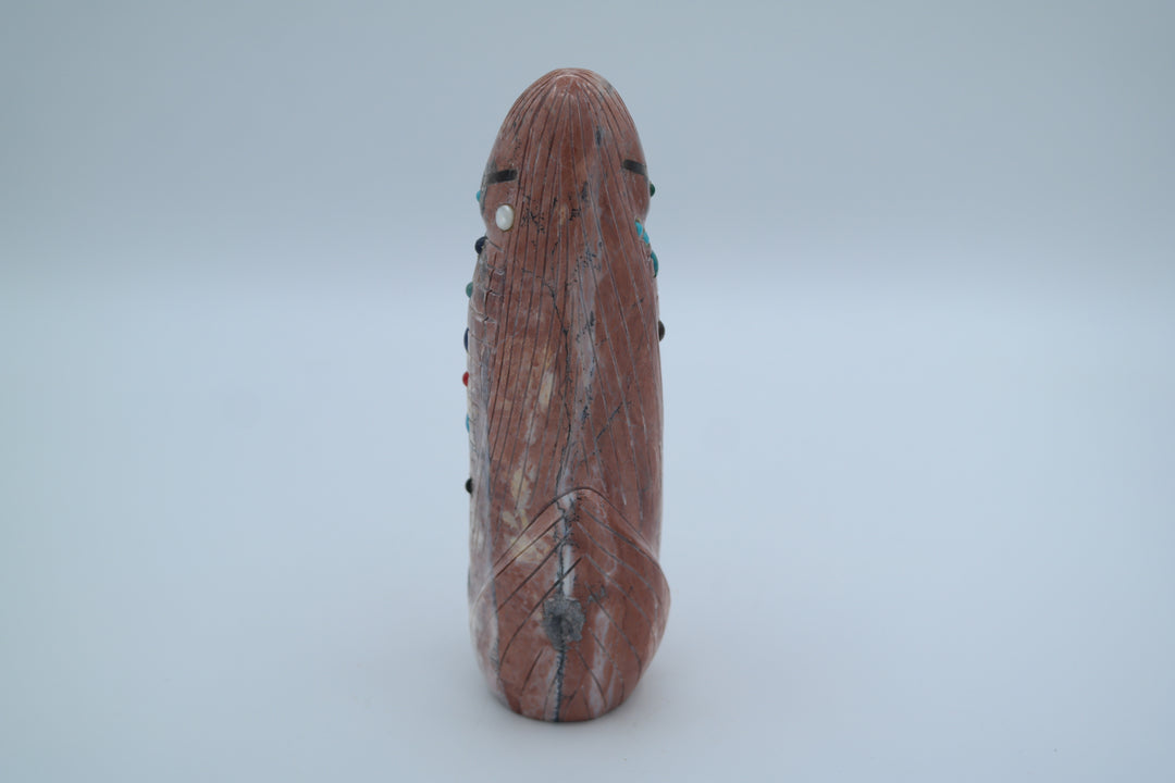 Pink Opal Corn Maiden Carving