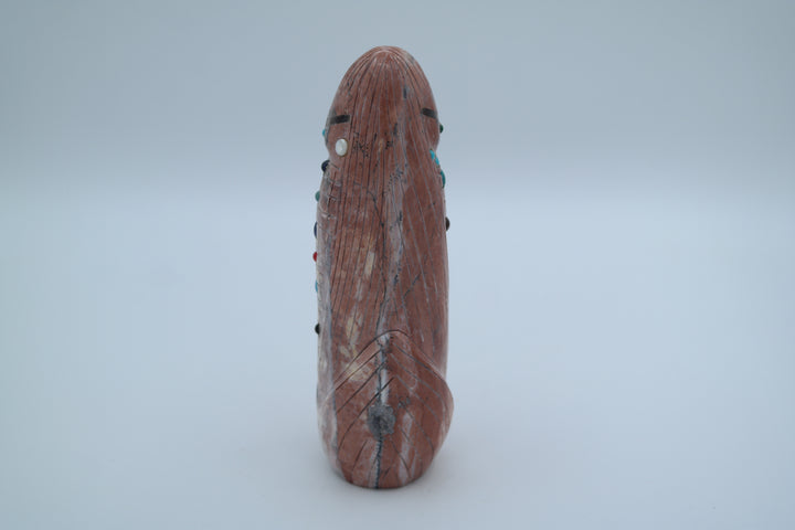 Pink Opal Corn Maiden Carving