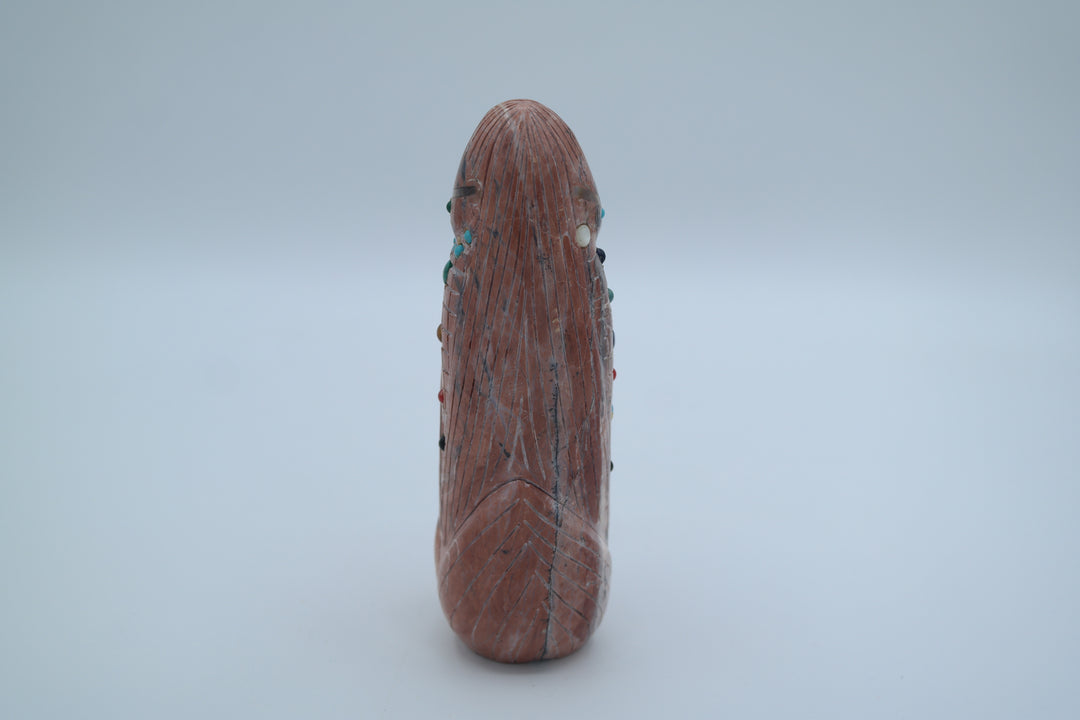 Pink Opal Corn Maiden Carving