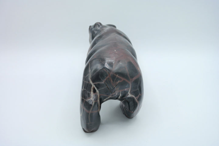 Big Septarian Bear Carving