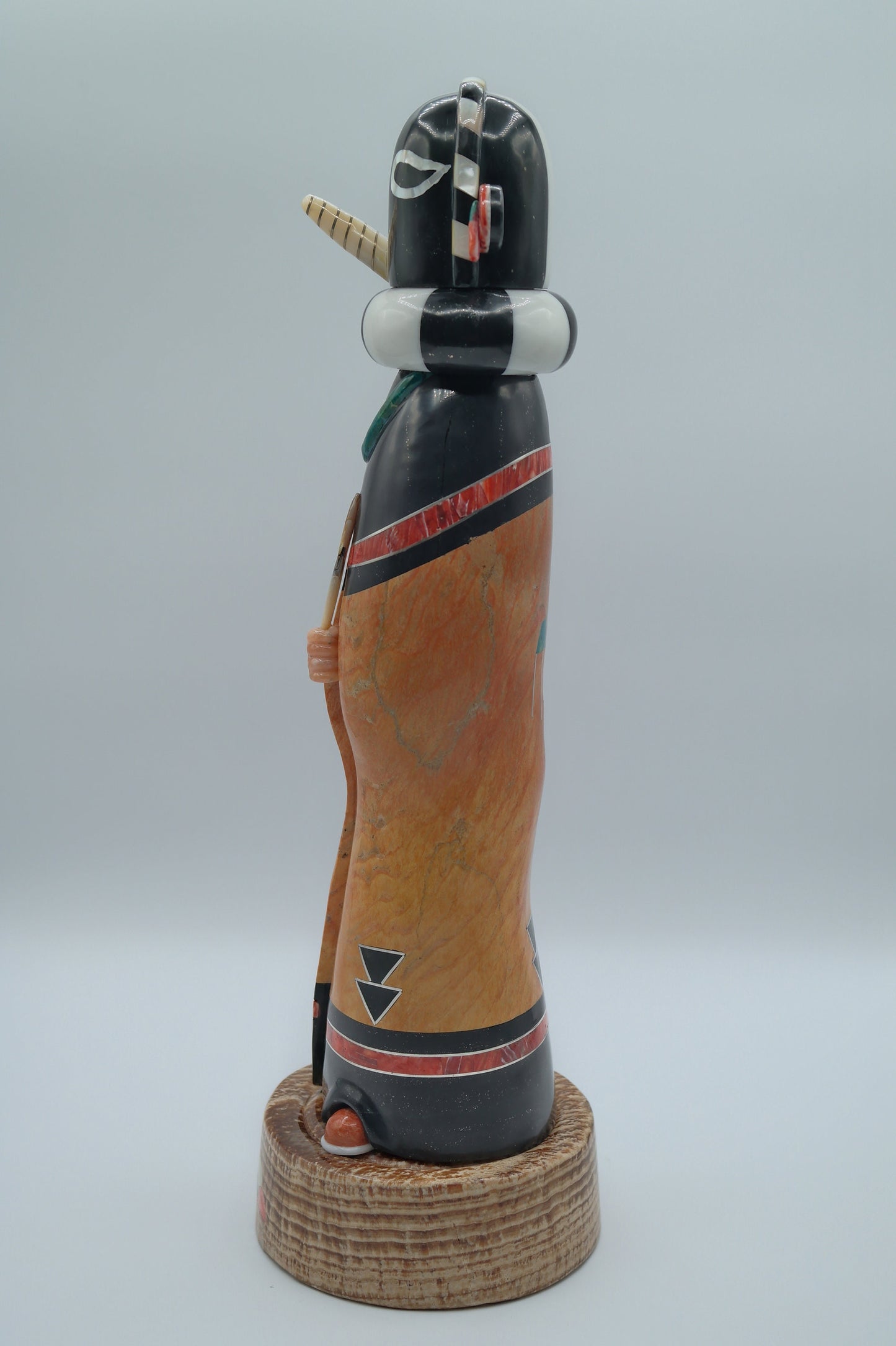 Kokopelli Maiden Gemstone Kachina