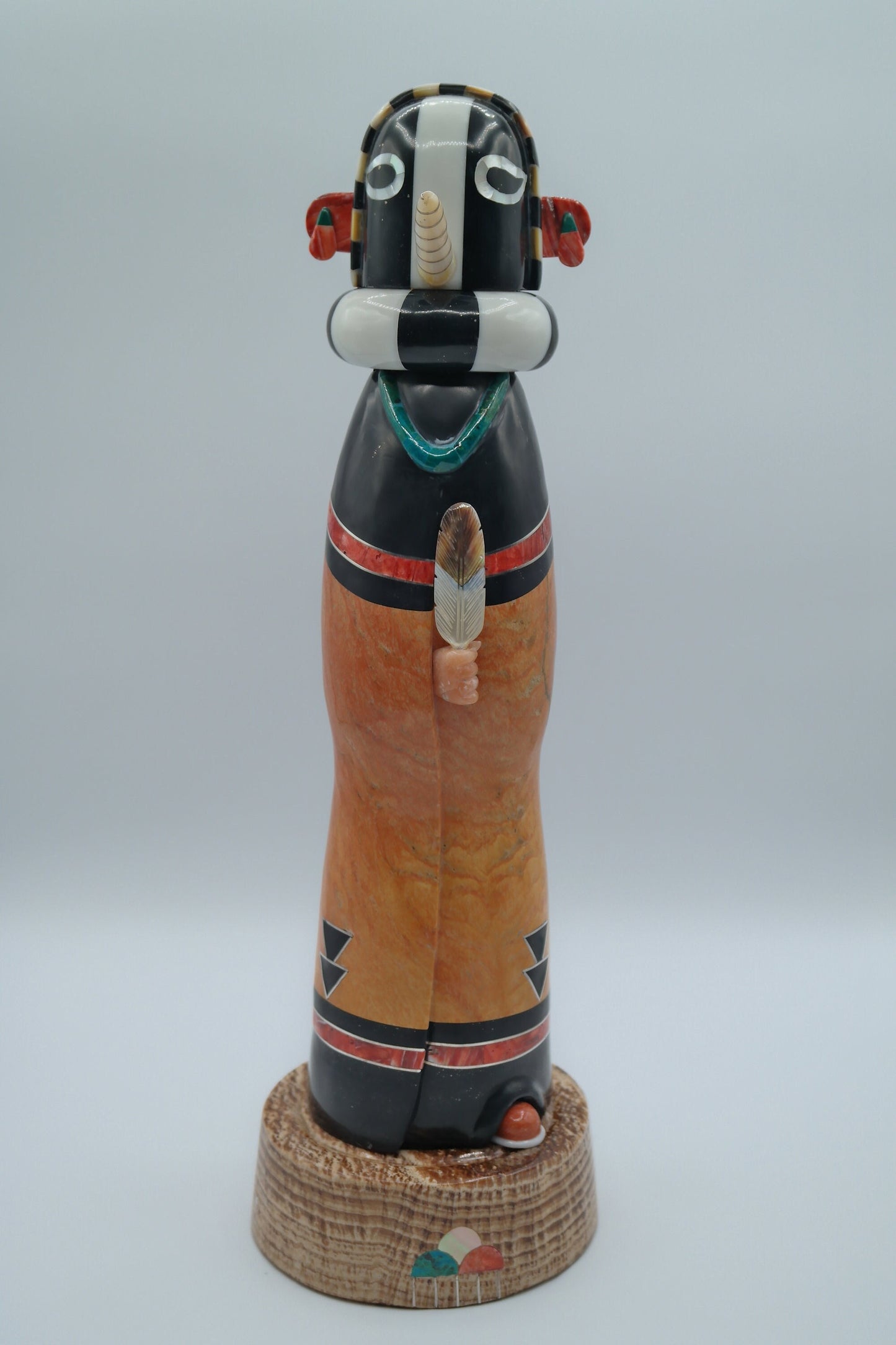 Kokopelli Maiden Gemstone Kachina