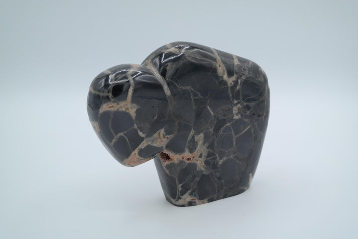 Septarian Simple Bear Carving