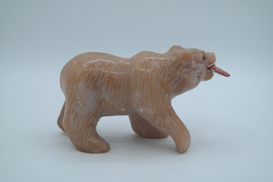 Candy Opal Bear Carving