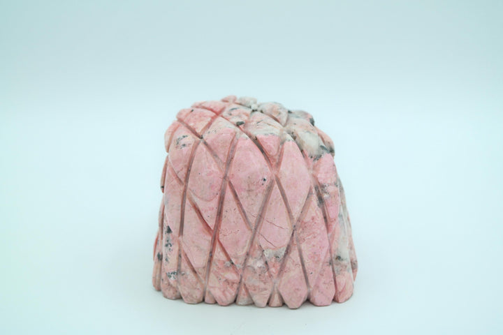 Rhodonite Eagle Head Carving