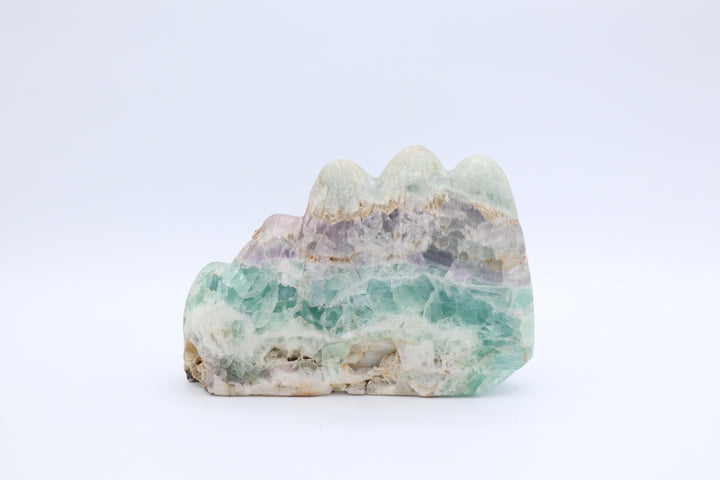 Fluorite Corn Maidens Carving