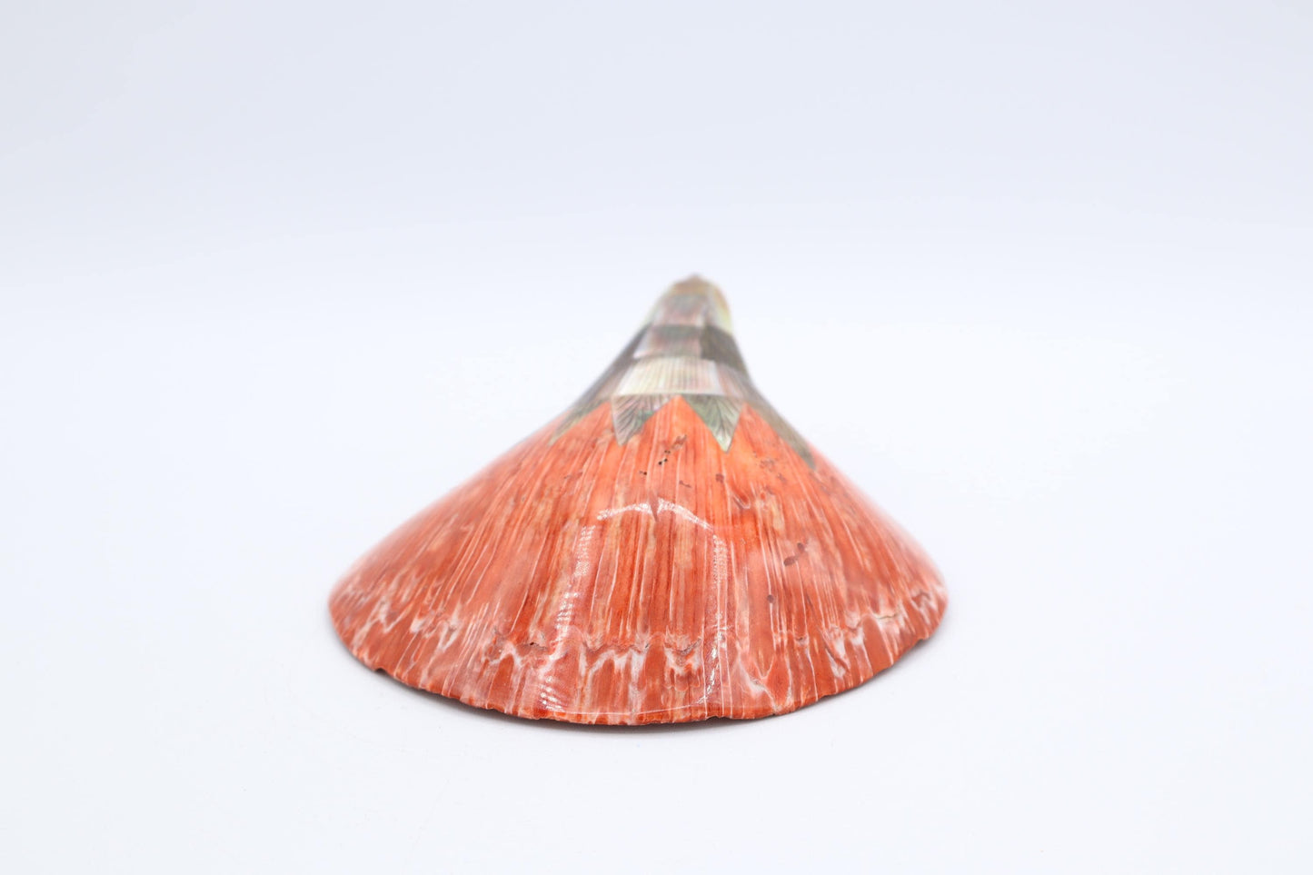Red Spiny Oyster Shell Eagle Carving