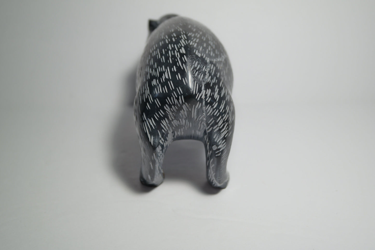 Black Onyx Javelina Carving
