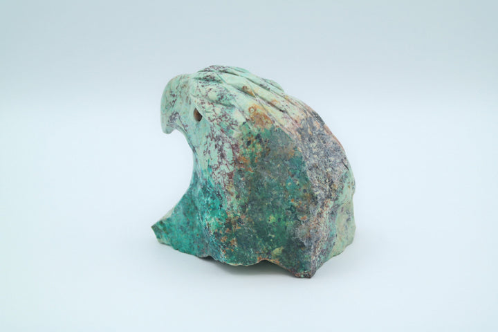 Eagle Head Turquoise Carving