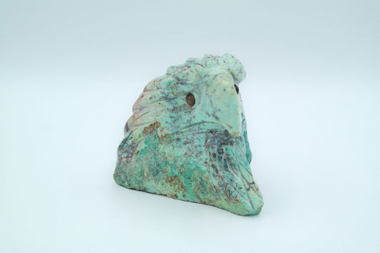 Eagle Head Turquoise Carving