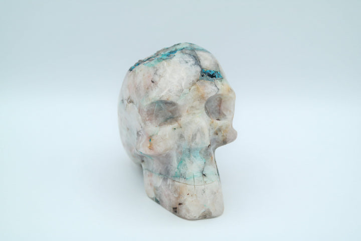 Quartz Skull Carving