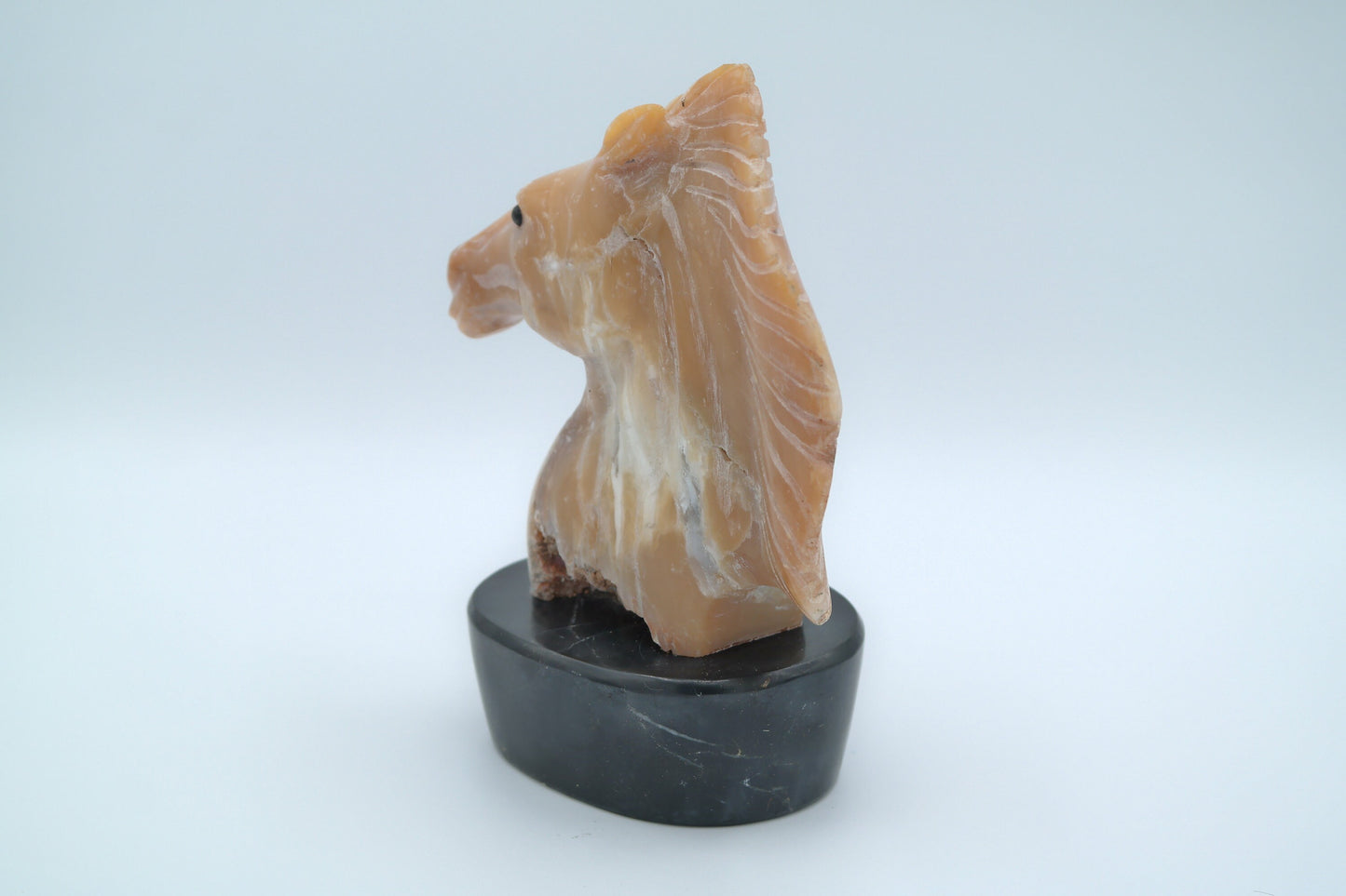 Candy Opal Horse Head Carving