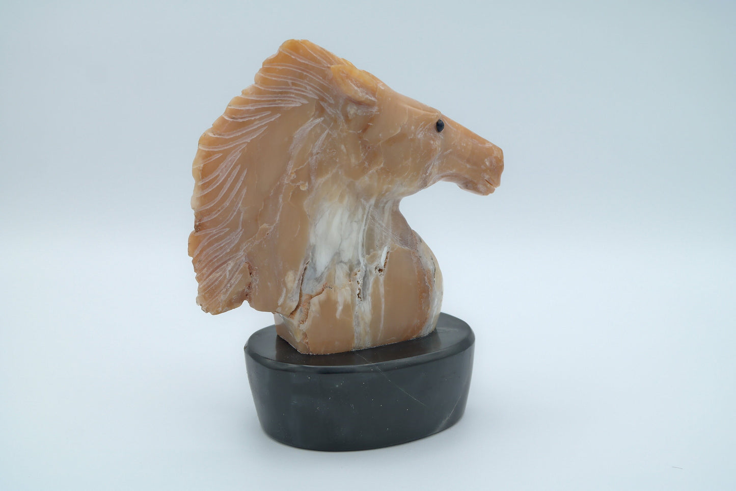 Candy Opal Horse Head Carving