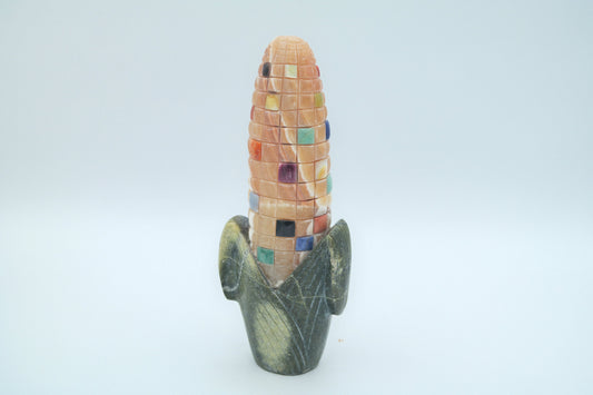 Candy Opal and Serpentine Corn Carving