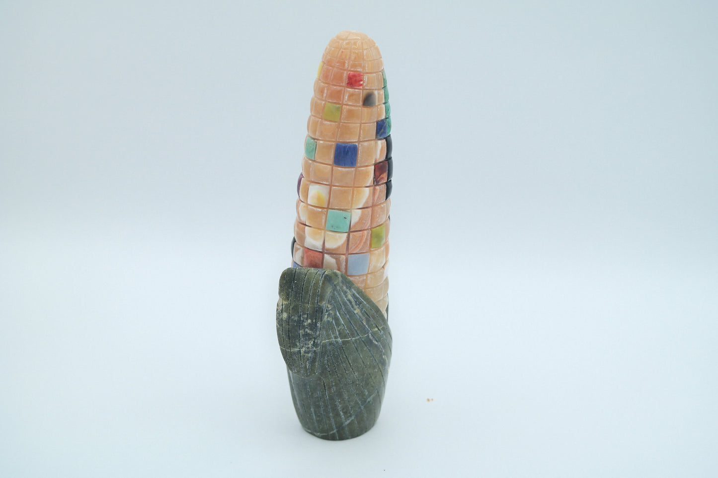 Candy Opal and Serpentine Corn Carving