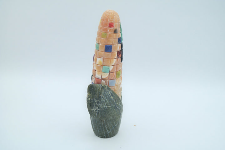 Candy Opal and Serpentine Corn Carving