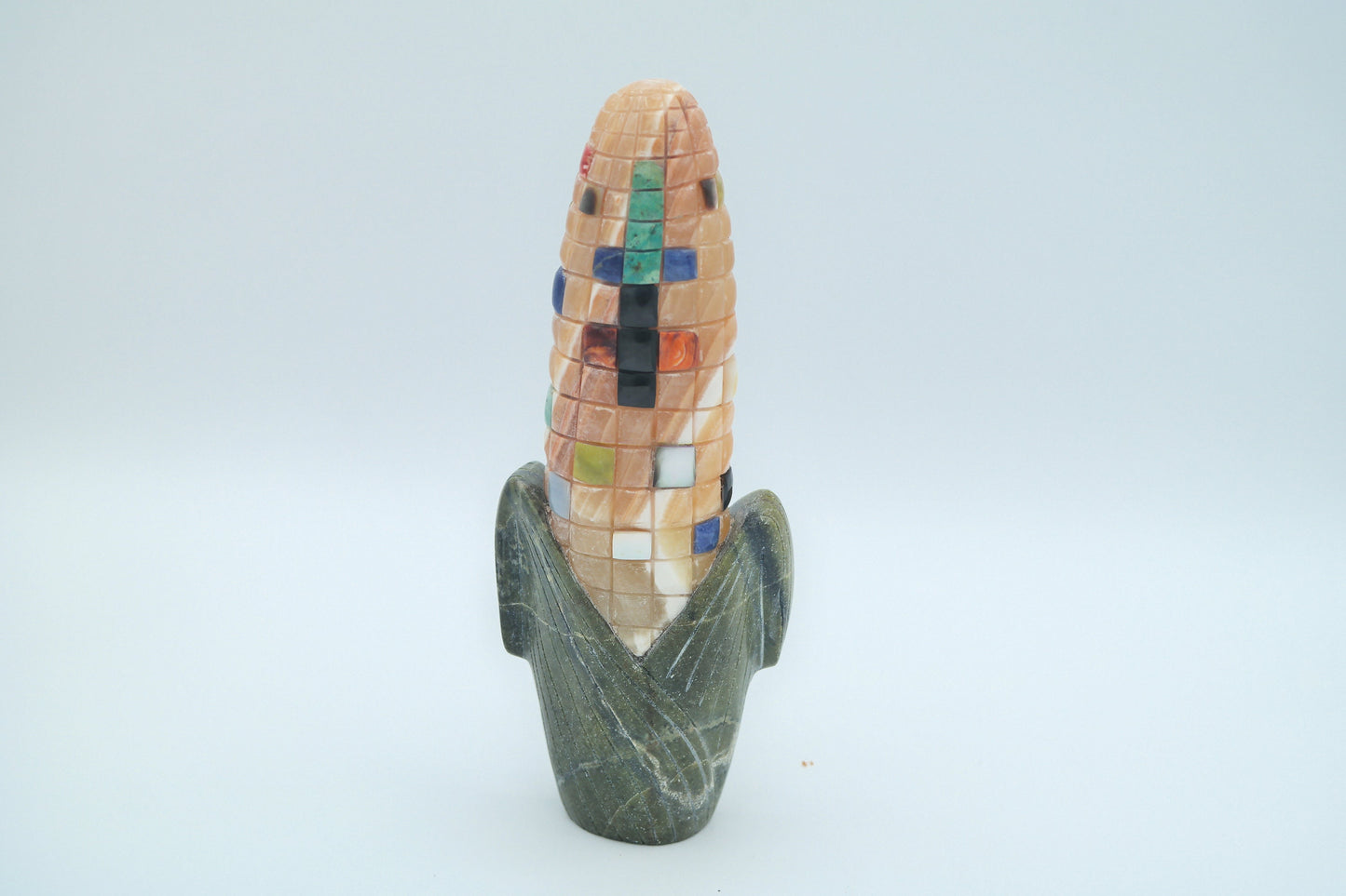 Candy Opal and Serpentine Corn Carving