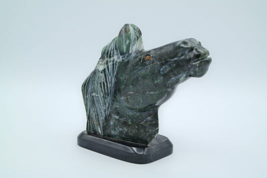 Nephrite Horse Head Carving
